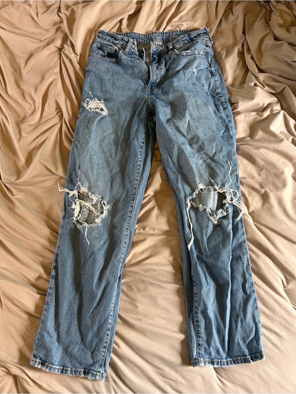 Old Navy Distressed Blue Denim Jeans